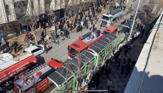 Şanlıurfa'da Yangın Paniği