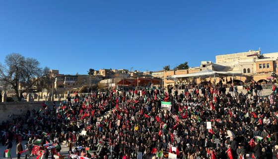 Şanlıurfa'dan Filistin'e destek mitingi