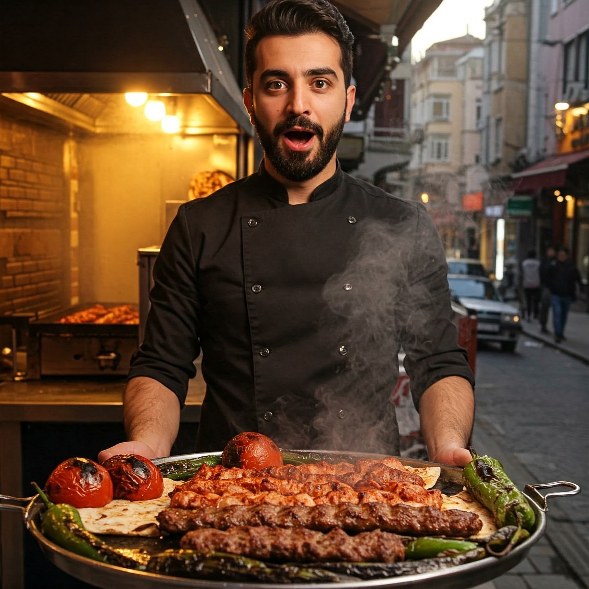 Urfalı Vekil Tanal'dan Ekmek Fırını Önünde Tepsi Kebabına 'Etsiz' Tepkisi!