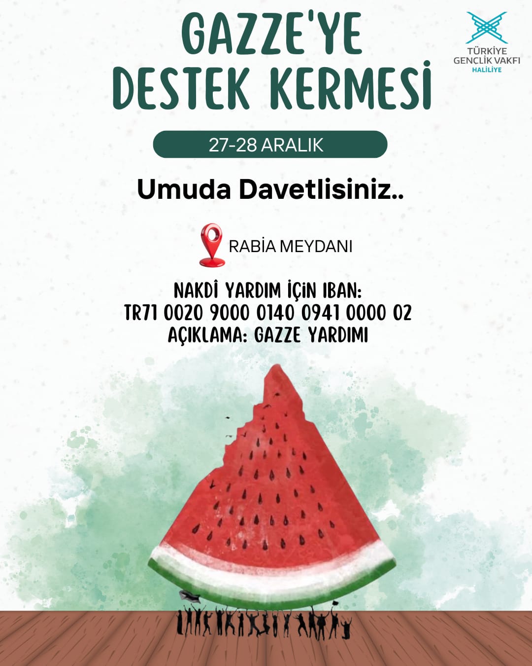TÜGVA Gazze’ye Destek İçin Kermes Düzenliyor