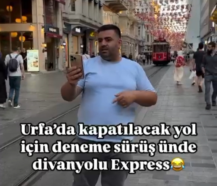 Urfalı Fenomenden Divanyolu Tramvay Projesi Göndermesi 