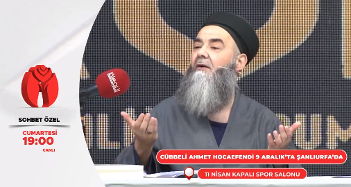 Cübbeli Ahmet Hoca Şanlıurfa'da Dini Konferans Verecek