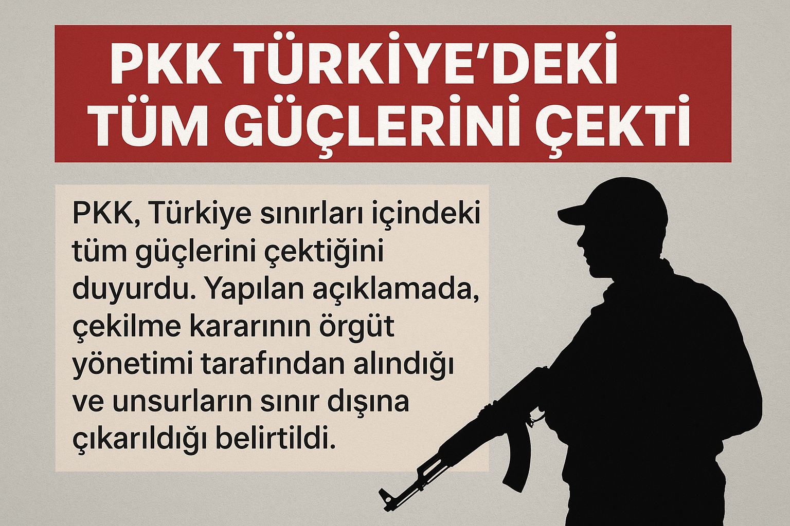 PKK Türkiye'deki Tüm Güçlerini Çekti