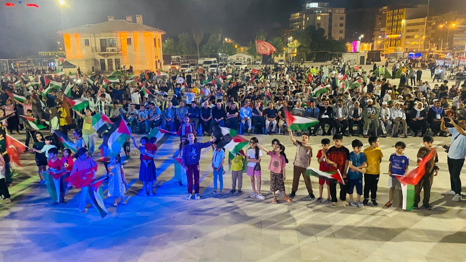 Şanlıurfa’dan Gazze’ye Nöbet Mesajı: “Bir Gece, Bir Direniş, Bir Yürek”